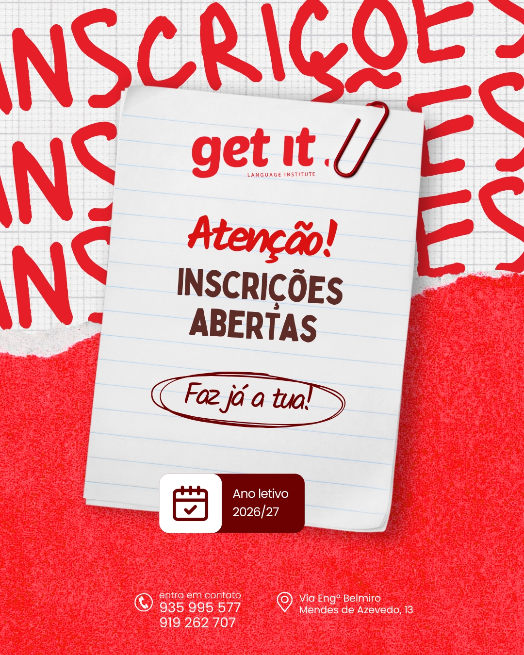 🎉 Inscrições Abertas!